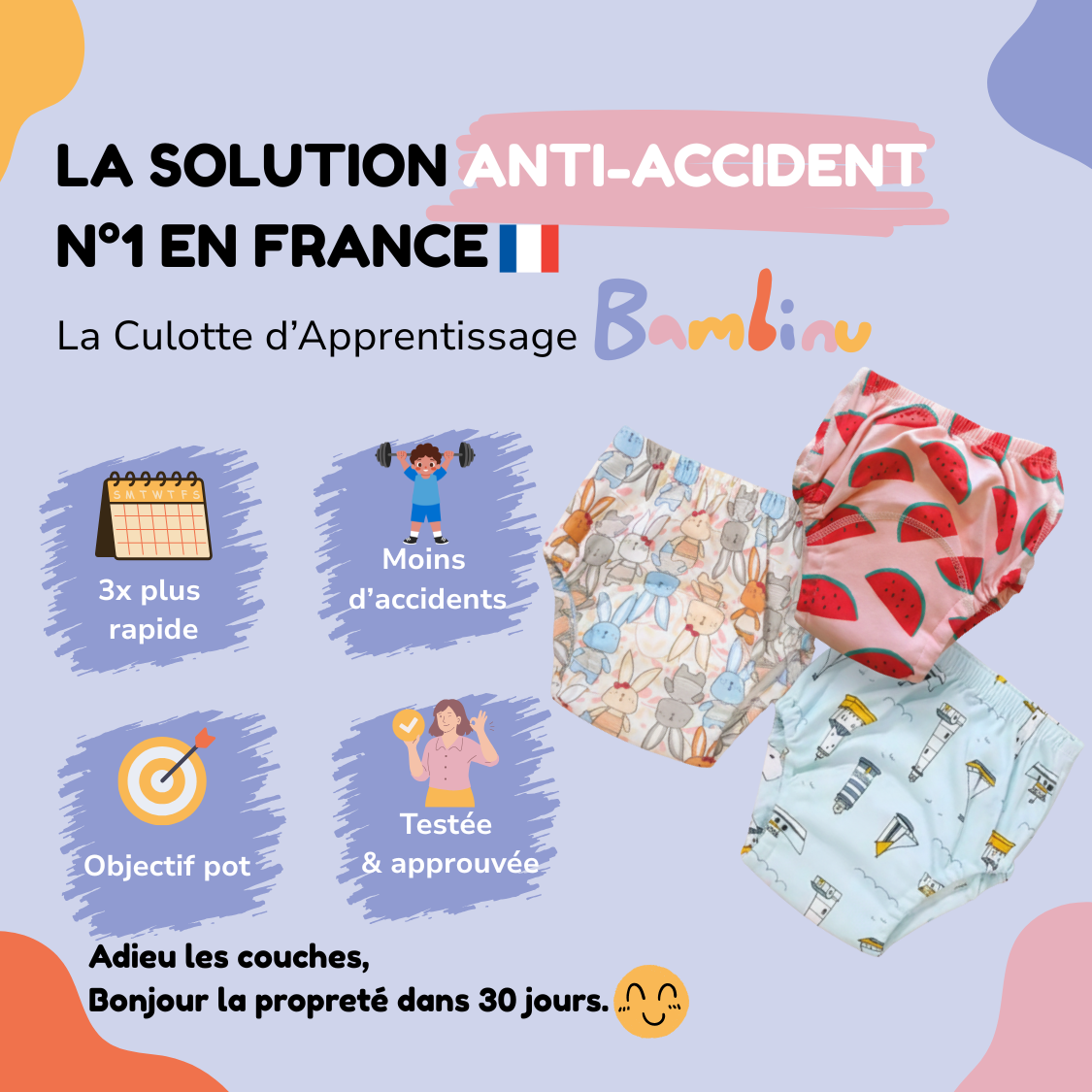 Nos Packs de Culotte d'Apprentissage