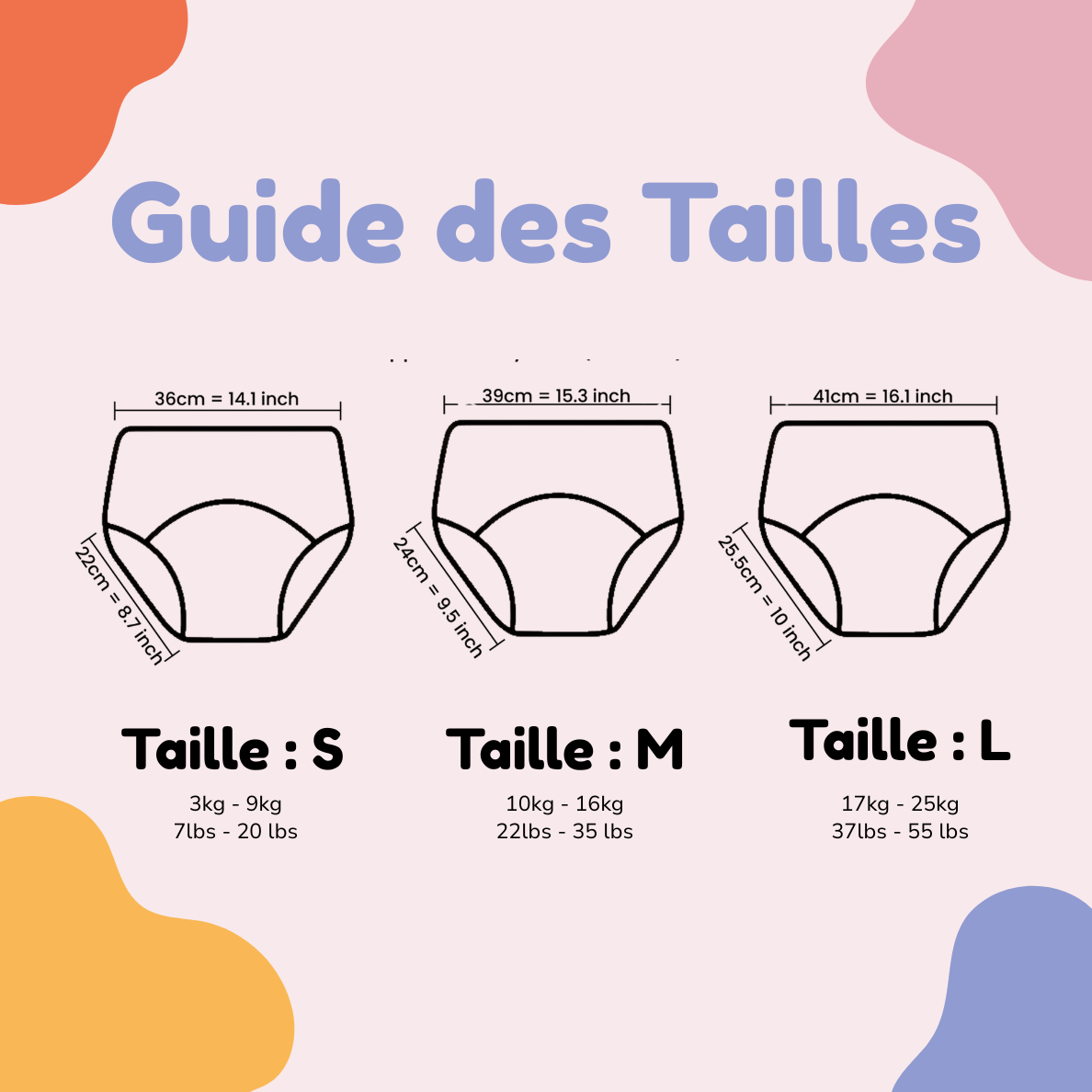 Nos Packs de Culotte d'Apprentissage