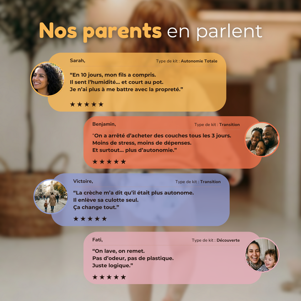 Nos Packs de Culotte d'Apprentissage