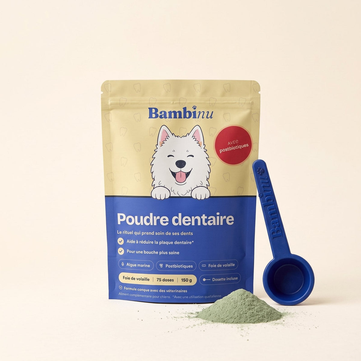 Poudre dentaire Bambinu – 1 sachet