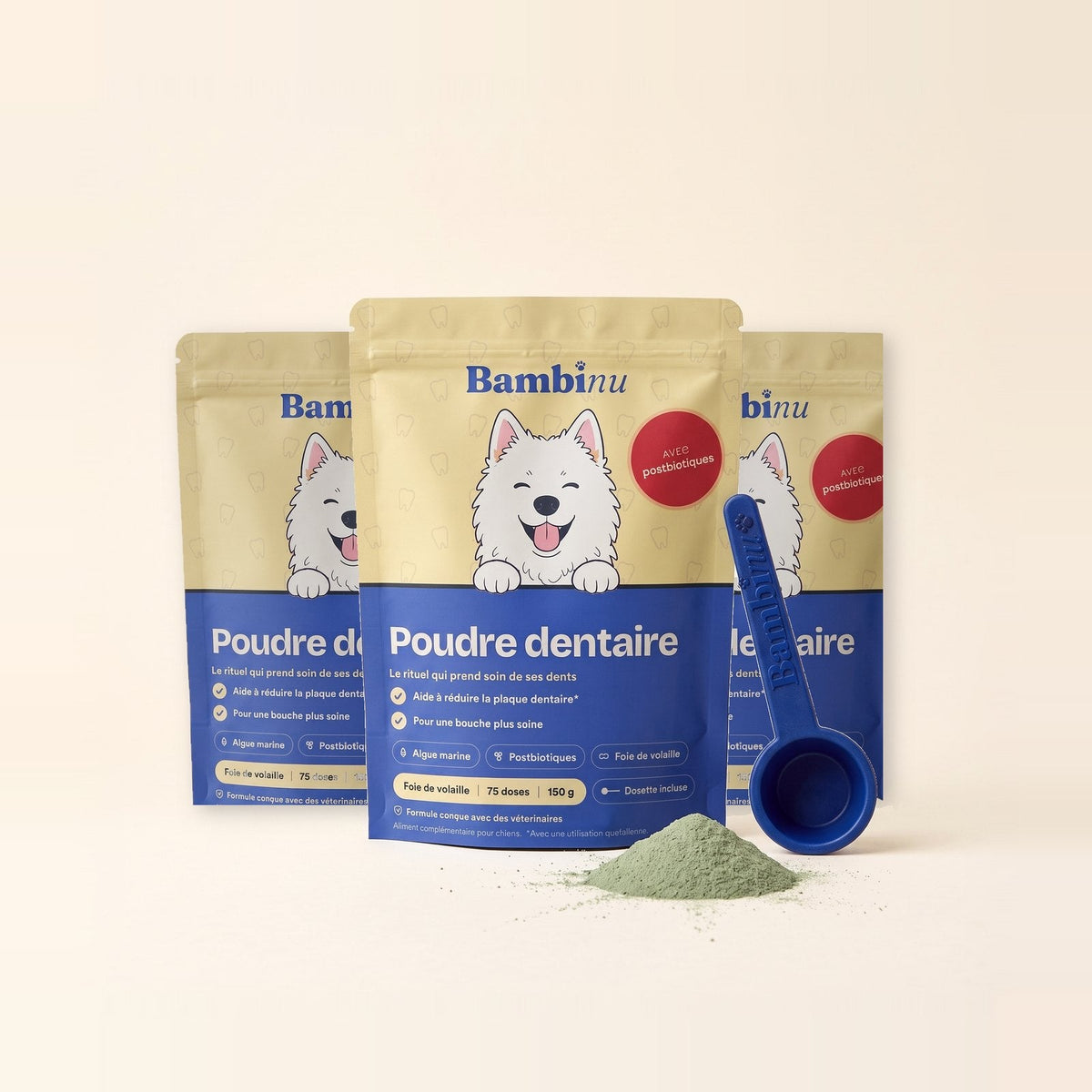 Poudre dentaire Bambinu – 3 sachets, le Rituel